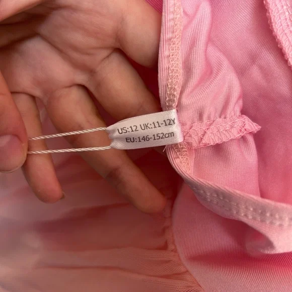 Girl’s Dance Leotard/Dress Costume with SweetheartNeckline and Flowy Skirt - Picture 5 of 6